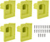 5Pcs 20 Tool Storage Rack ABS Tool Holder Bracket Wall Mount for Workbench Garage Workshop with Screws