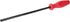 Mayhew Tools 27344 USA Slotted Screwdriver, Red, 3/8-Inch x 10-Inch