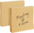 Juvale 6-Pack Kraft Paper Sticky Notes, 3x3 inch, Brown Self-Adhesive Memo Notepad Set, Self-Stick Note Pads for Office