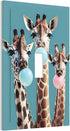 Sturin 1 3X5 Bubble Blowing Giraffe Wall Plate Light Switch Cover Gang Single Toggle Toggle Switch Art Plates