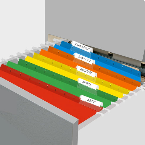 HERKKA Extra Capacity Hanging File Folders, 60 Pack, Reinforced Letter Size, 1 Inch Expansion for Bulky Files, 12