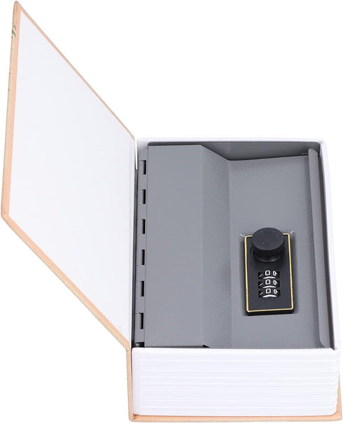 Tomedny Diversion Book Safe, Book Box with Combination Lock Decorative Hidden Safe Mini Money Box for Home Office