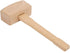 13.8'' Beech Wood Mallet, Manual Ice Hammer, Solid Carpenter Wooden Hammer for Woodworking