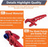 AN Hose Fitting Adjustable Wrench 3AN-16AN Lightweight Aluminum(Red) by BARTOO