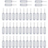 100PCS Clear Plastic Cupcake Pipettes for Strawberries and Desserts, Squeeze Transfer Dropper Liquid Injector