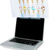 KNAUIGCT Monitor Document Holder Clip for Laptop Screen Side, Ergonomic Copy Stand Paper Organizer for Typing Data