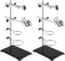 SEUNMUK 2 Pack Lab Stand Set - Laboratory Grade Stand Support Set with Coated Base for Fixing Labware