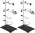 SEUNMUK 2 Pack Lab Stand Set - Laboratory Grade Stand Support Set with Coated Base for Fixing Labware
