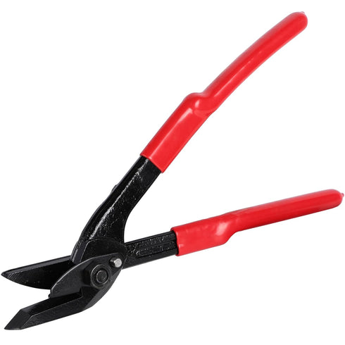 UpJiaFlarish 12" Strapping Cutter for Steel & PET & PP Strapping, Heavy-Duty Metal Banding Tool with Wide Blade