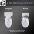 1M (1 Family Toilet Seat, Patented Slow Close & Quick Releasing Technology, Anti-Wiggling, Easy to Install and Clean