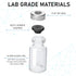 10 Pack 2ml Sealed Sample Vials, Transparent Glass Vials with Self Healing Injection Port (10, 2ML)