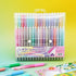 ArvezVoy 36Pcs 0.7 mm, Colored Erasable Gel Pens, Click Fine Point Quick-Drying, Make Mistakes DisappearRetractable