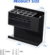 Black Magnetic Dry Erase Marker Holder for Whiteboard, Acrylic Magnet Pen Holder Wall Mount, Black Magnetic Pencil