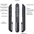 Presentation Clicker with Bluetooth and RF 2.4GHz, Wireless Presenter Remote Control for Powerpoint Presentations