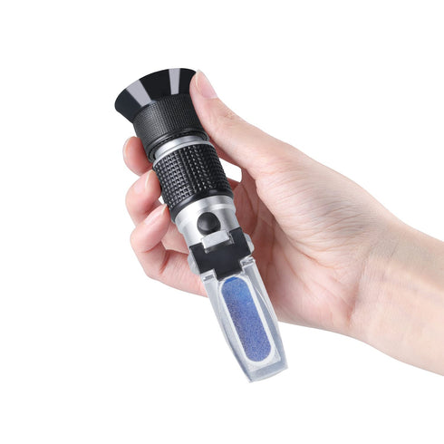 LEERCHUANG Brix Meter Refractometer 0~90%, Handheld for High Accurate Brix Measurement with ATC for Juices and Honey