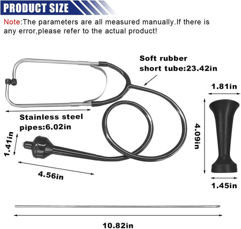LAINLOY Mechanic Stethoscope, Automotive Engine Diagnostic Tool, Car Engine Sensitive Hearing Tool, Automotive