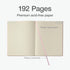 Oxford Journal, Classic Notebook for School or Office, 192 Pages, Lined Writing Notebook, 7.5" x 9.5", Hardcover, Blush