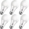 Energetic 6-Pack Dimmable LED Light Bulbs, 100 Watt Equivalent, 1500 Lumens, 3000K Warm White, E26