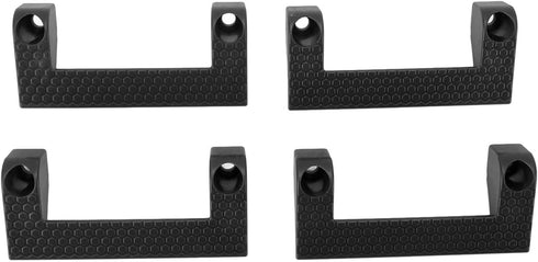 LAISANIM Set 4-Pack Tool Storage Holder | ABS Organizer for Tape Measure On Ladder Garage Workbench (Black)