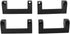 LAISANIM Set 4-Pack Tool Storage Holder | ABS Organizer for Tape Measure On Ladder Garage Workbench (Black)
