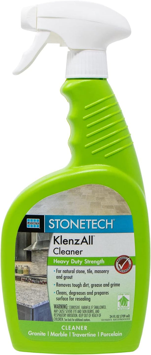 STONETECH KlenzAll Cleaner, Heavy Duty Cleaner for Stone & Tile, 24OZ (709ML)