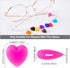 Silicone Eyeglasses Ear Grips - Heart-Shaped Retainers for Sunglasses