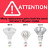 5W MR16 LED Landscape Light Bulbs, Low Voltage 12V, 50W Halogen Replacement, Daylight White 4000K, Pack of 10