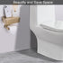YRONG Set Adhesive Toilet Paper Holder with Shelf and Storage, Wall Mount Toilet Paper Roll Holder & Flushable Wipes