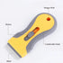 2 Pack 20PCS 10PCS Razor Blade Scraper, Scraper Tool with Scrapers Plastic Blades and Metal Blades for Cleaning
