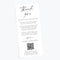 All Ewired Up Wedding Thank You Note with Photo QR Code Personalized
