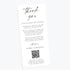 All Ewired Up Wedding Thank You Note with Photo QR Code Personalized