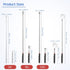 Patelai 4 Pcs Telescoping Magnet Tool Inspection Mirror Set, Magnetic Pickup Tool with LED Light for Gifts