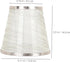 DOITOOL Cloth Lampshade Replacement Accessory Round Design Gold Trim for Home and Restaurant Lighting Versatile Light