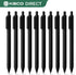 Kaco PURE Gel Pens, 10 Pieces Set, Black Ink 0.7mm Medium Point, Quick Drying Aesthetic Note Taking Supplies