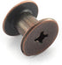 LQ Industrial 120 Sets Chicago Screw Binding Screws, Cross Head Phillips Drive, DIY Leather Craft Assembly, 5x6mm Red