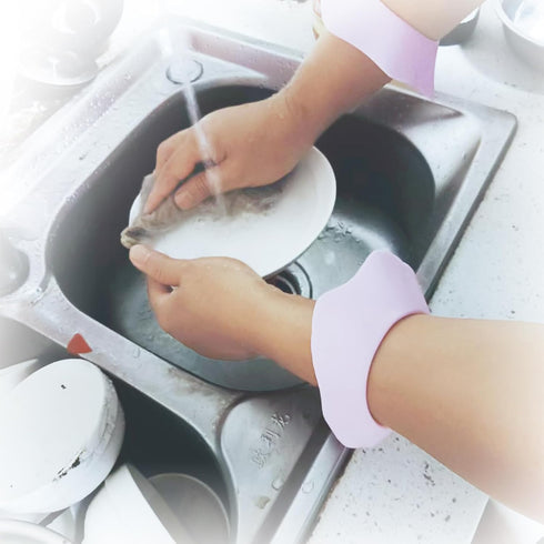 YBWYDH Silicone Wrist Bands for Washing Face Water Guards Prevent from Spilling Down Arm Spa Wristbands Liquid Arm