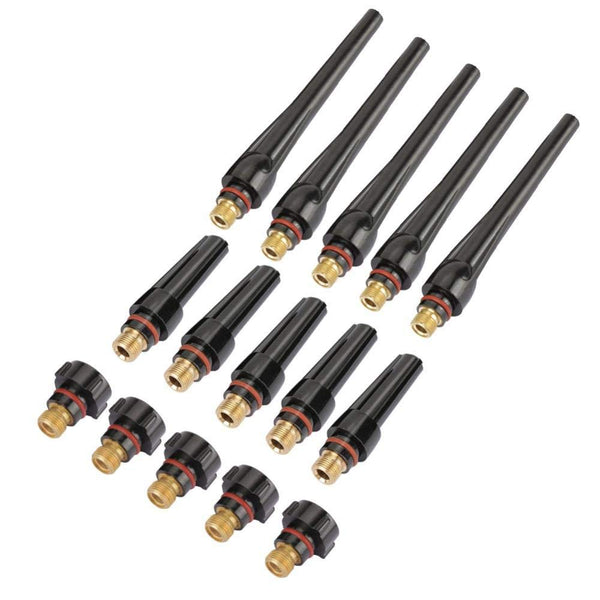 TIG Back Cap Kit 57Y02 57Y03 57Y04, Replacement Part for WP-17/18/26 Welding Torch (15pcs)