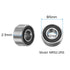 uxcell 10pcs MR52-2RS Miniature Deep Groove Ball Bearings 2x5x2.5mm Rubber Sealed Bearings for TRX4 1/10 RC Cars Trucks, 3D Printer, P6 (ABEC 3)