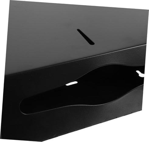 Stainless Steel Bathroom Tissue Holder with Anti-Splash Design Adhesive Paper Organizer for Wall Under-Cabinet Mount
