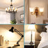 YukiHalu A15 LED Light Bulbs, 60W Equivalent, E26 Base, 2700K/3000K/5000K White, 7W, 4 Pack