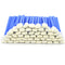 50pcs 5.11" Square Rectangle Foam Cleaning Swab Sticks for Inkjet Printer Roland Optical Equipment, Blue