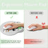 LIMKRIAN Cat Ergonomic Mouse Pad with Wrist Rest, Gaming Mouse Pad with Wrist Support, Funny Mouse Pads for Desk