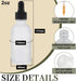 24 Pack, 2oz Glass Dropper Bottle, Preety Texture Tincture Bottles with Precise Scales, Leak-Proof Design for Easy