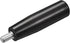 uxcell Revolving Handle Grip, 1Pcs M10x100mm Threaded Handwheel Screw Knobs for Lathe Milling Machine