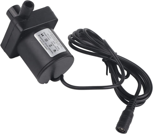 DC 12V Brushless Centrifugal Water Pump, Submersible Sump Pump Circulation Pump, 18W 700L/h