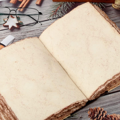 LEATHER VILLAGE Rustic Vintage Leather Journal - Handmade Antique Leather Bound Diary Notebook, 10"X7", 200 Pages