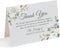 White Floral Sympathy Thank You Cards, Funeral Thank You Cards, Personalized 5.5x4.25