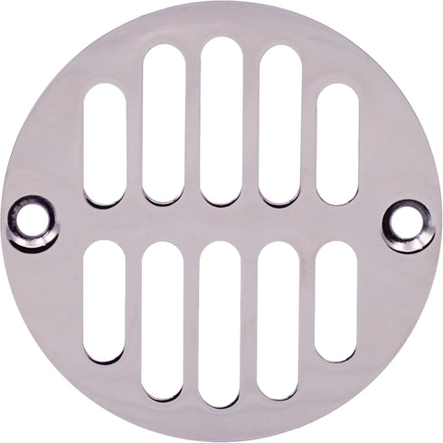 Westbrass Polished Chrome Shower Strainer Set with Screws, Grill and Crown, D312-26