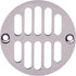 Westbrass Polished Chrome Shower Strainer Set with Screws, Grill and Crown, D312-26