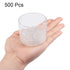 uxcell 5mm Solid Round Clear Glass Ball Boiling Stones, 500pcs Soda Lime Glass Beads